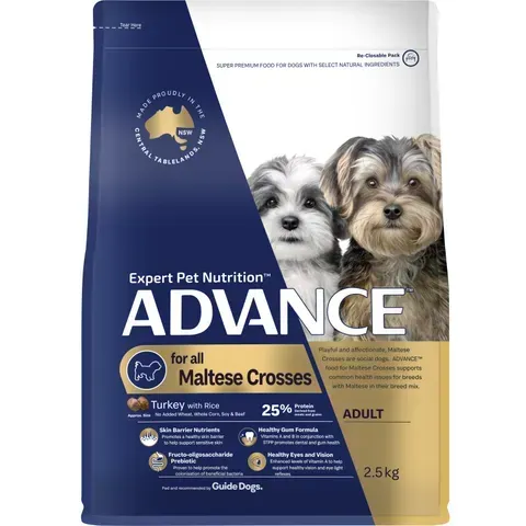 Advance Maltese Cross Adult Dog Food  -  2.5 kg