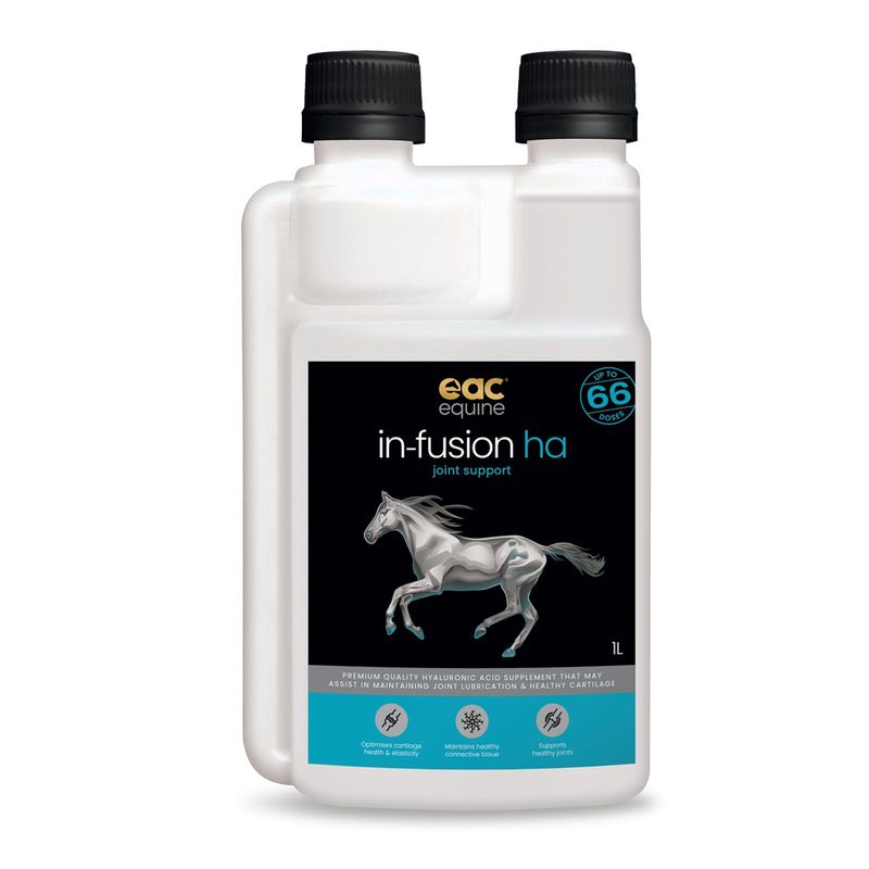 EAC Animal Care In Fusion HA Joint Support Liquid Supplement For Horses And Dogs  -   1 litres