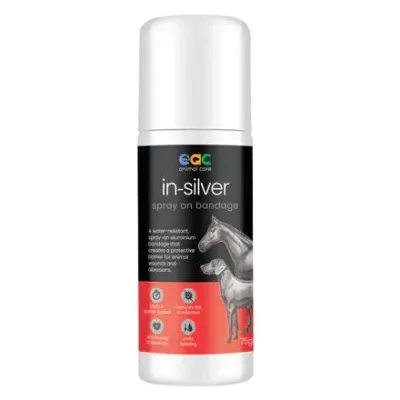 EAC In-Silver Spray On Bandage Aluminium Horse Spray  -  283 grams