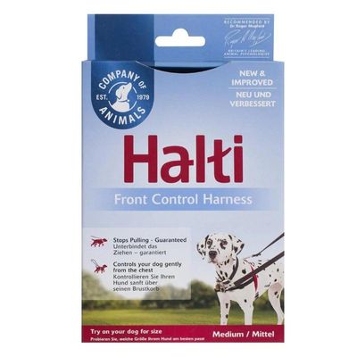 Halti Front Control Harness Black / Red  - Small