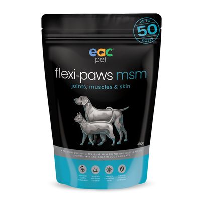 EAC Animal Care In Fusion MSM Joint Muscle And Skin Supplement For Dogs And Cats  -  450 grams