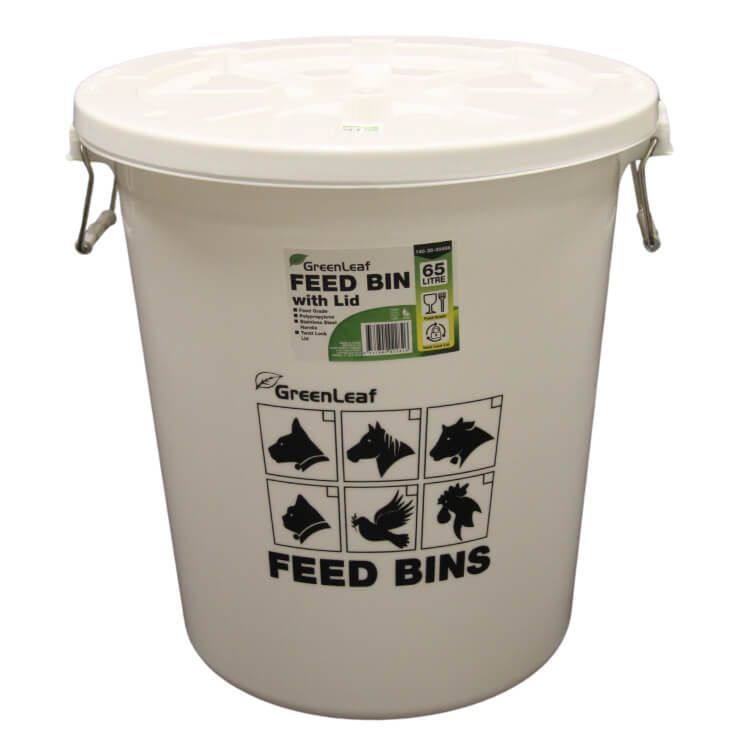 Electaserv Feed Bin  2 Handles  -  65 litres