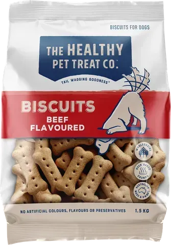 Healthy Pet Treat Company Beef Biscuit  -  1.5 kg