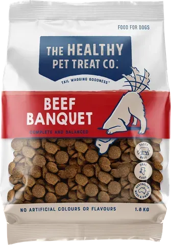 Healthy Pet Treat Company Beef Banquet Kibble  -  1.8 kg