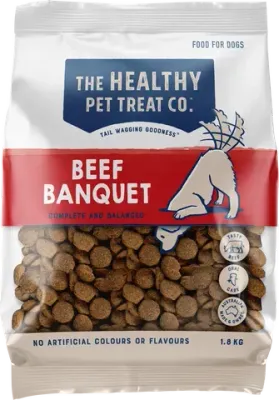 Healthy Pet Treat Company Beef Banquet Kibble  -  1.8 kg