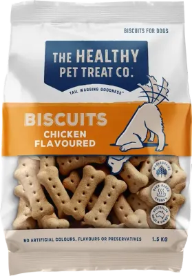 Healthy Pet Treat Company Chicken Flavour Biscuit  -  1.5 kg