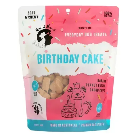 MINI & MUNCH Birthday Cake Biscuits  -  180 grams
