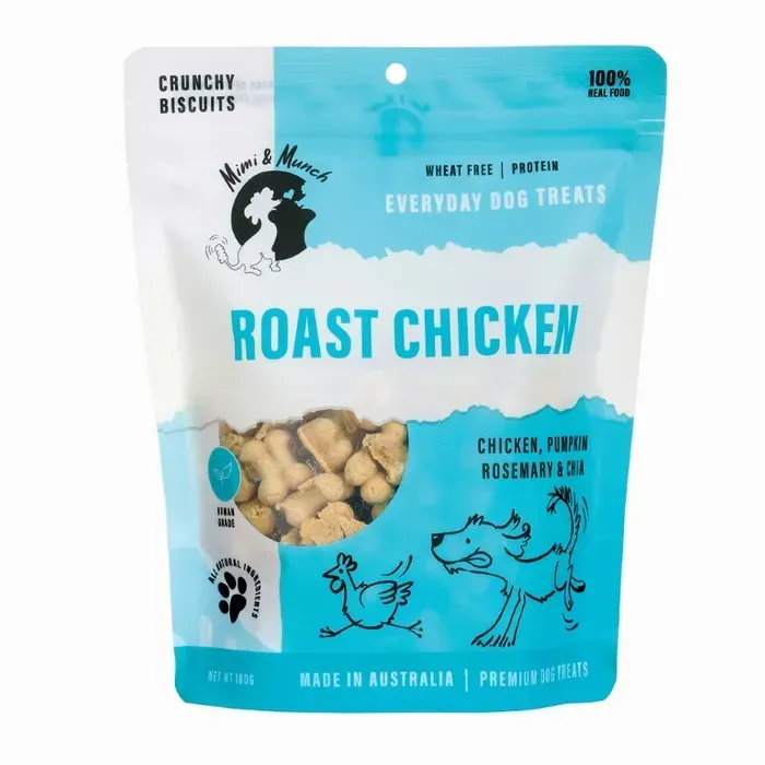 MINI & MUNCH Roast Chicken Biscuits  -  180 grams