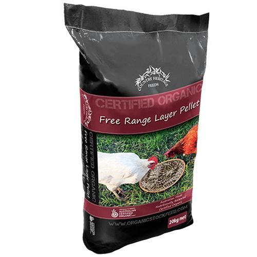 CHF Organic Free Range Layer Mash Chicken Feed  -  20 kg