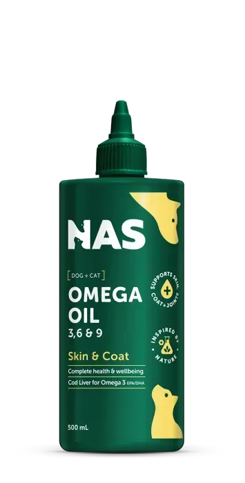 Natural Animal Solutions Omega 3 , 6 & 9 for Dogs and Horses  -  500 ml