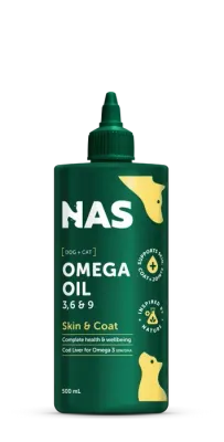 Natural Animal Solutions Omega 3 , 6 & 9 for Dogs and Horses  -  500 ml