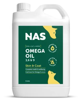 Natural Animal Solutions Omega 3 , 6 & 9 for Dogs and Horses - 5 litres Natural Animal Solutions Omega 3 , 6 & 9 for Dogs and Horses - 5 litres