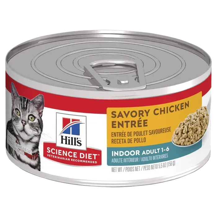Hill's Science Diet Adult Indoor Chicken  -   24 x 156 grams