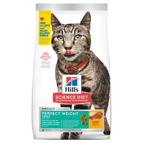 Hills Science Diet Adult Perfect Weight Dry Cat Food  -  6.8 kg