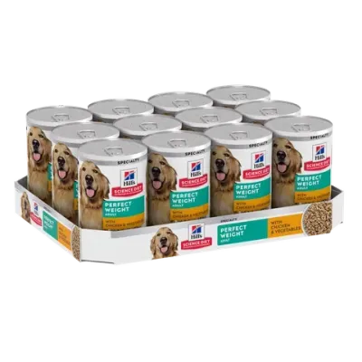 Science Diet Adult Canine Perfect Weight  - 12 x 363 grams Science Diet Adult Canine Perfect Weight  - 12 x 363 grams