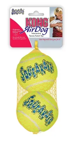 Kong Airdog Squeaker Ball  Large  - 2 Pack