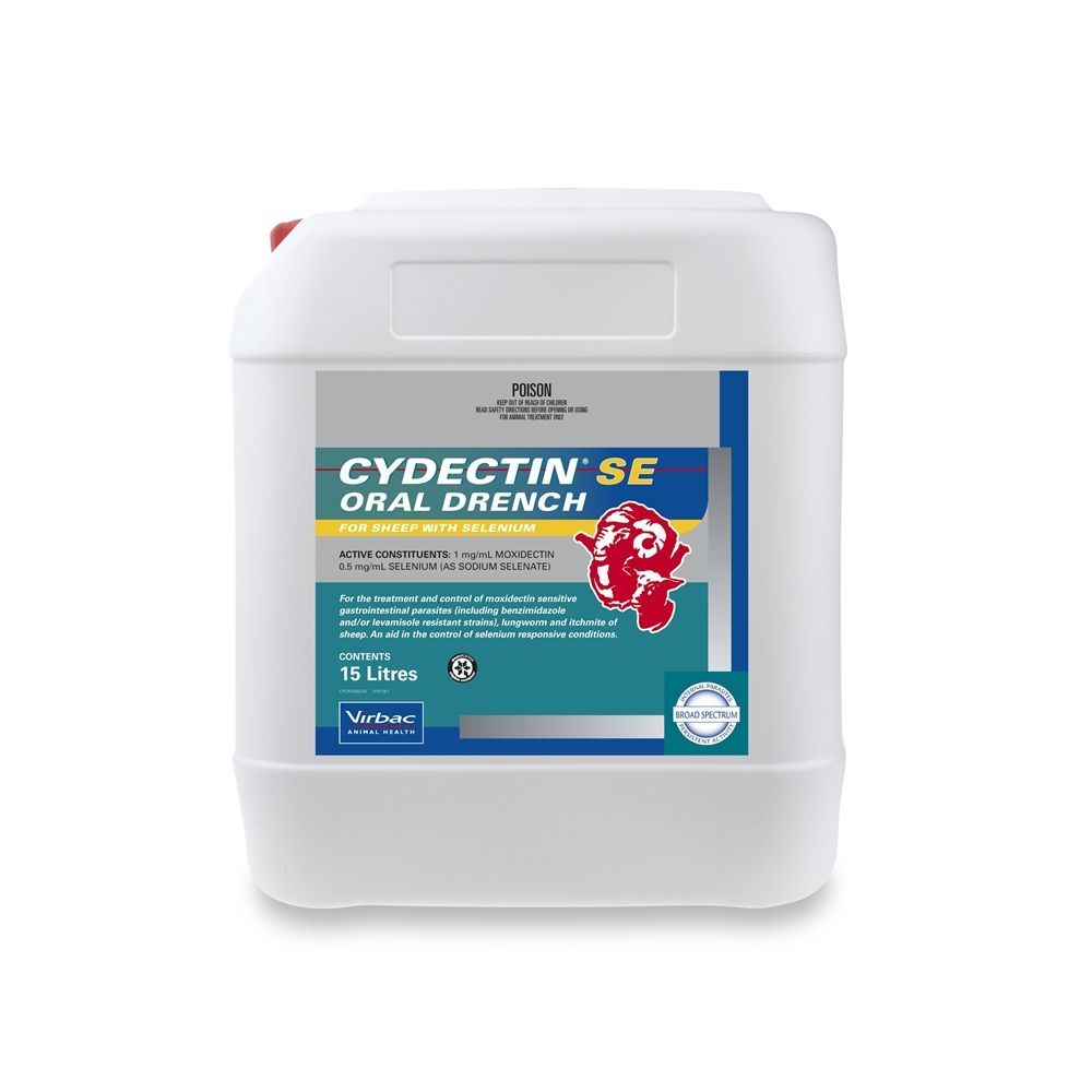 Virbac Cydectin Sheep Oral & Selenium  -  15 litres