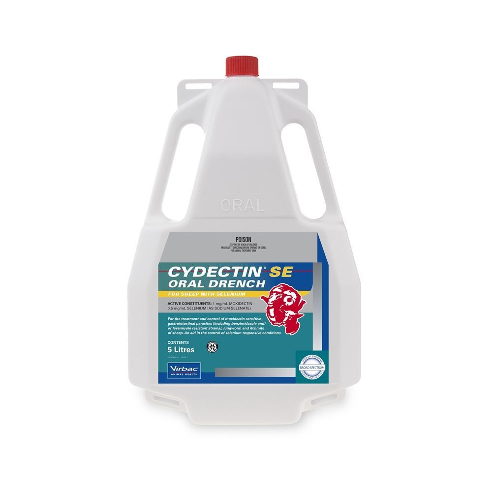 Virbac Cydectin Sheep Oral & Selenium  -  5 litres