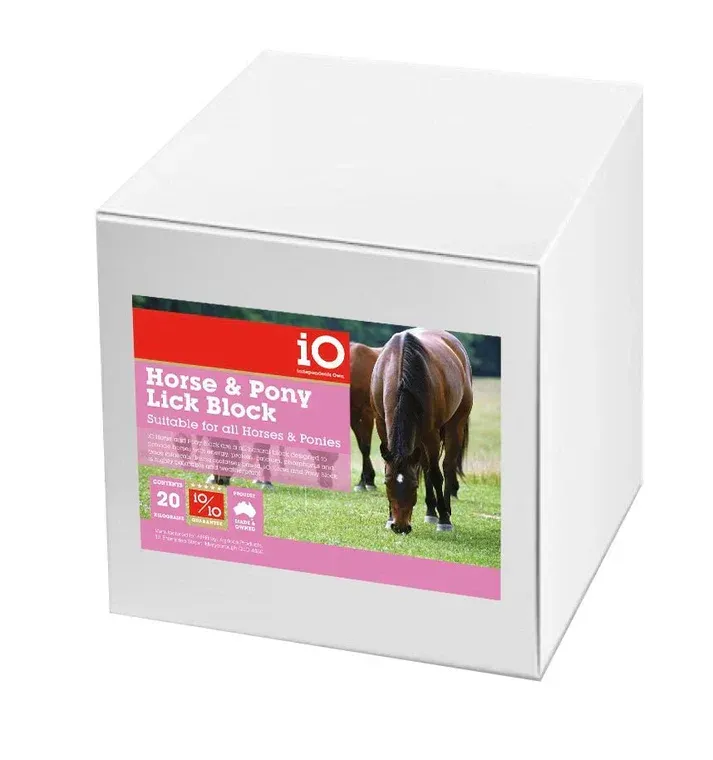 iO Horse and Pony Block   -  20 kg