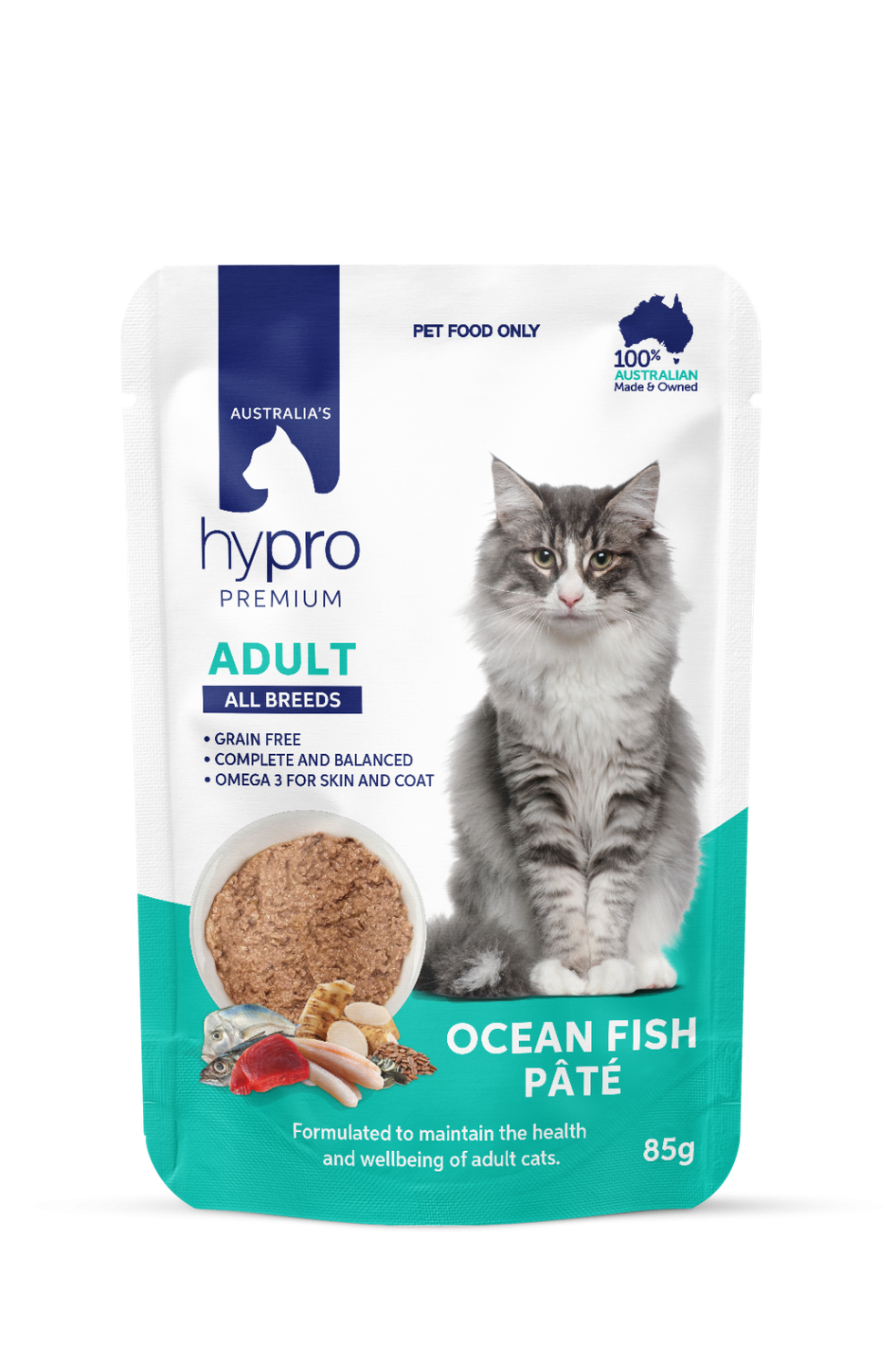 Hypro Grain Free Ocean Fish Pâté  - 85 grams x 12