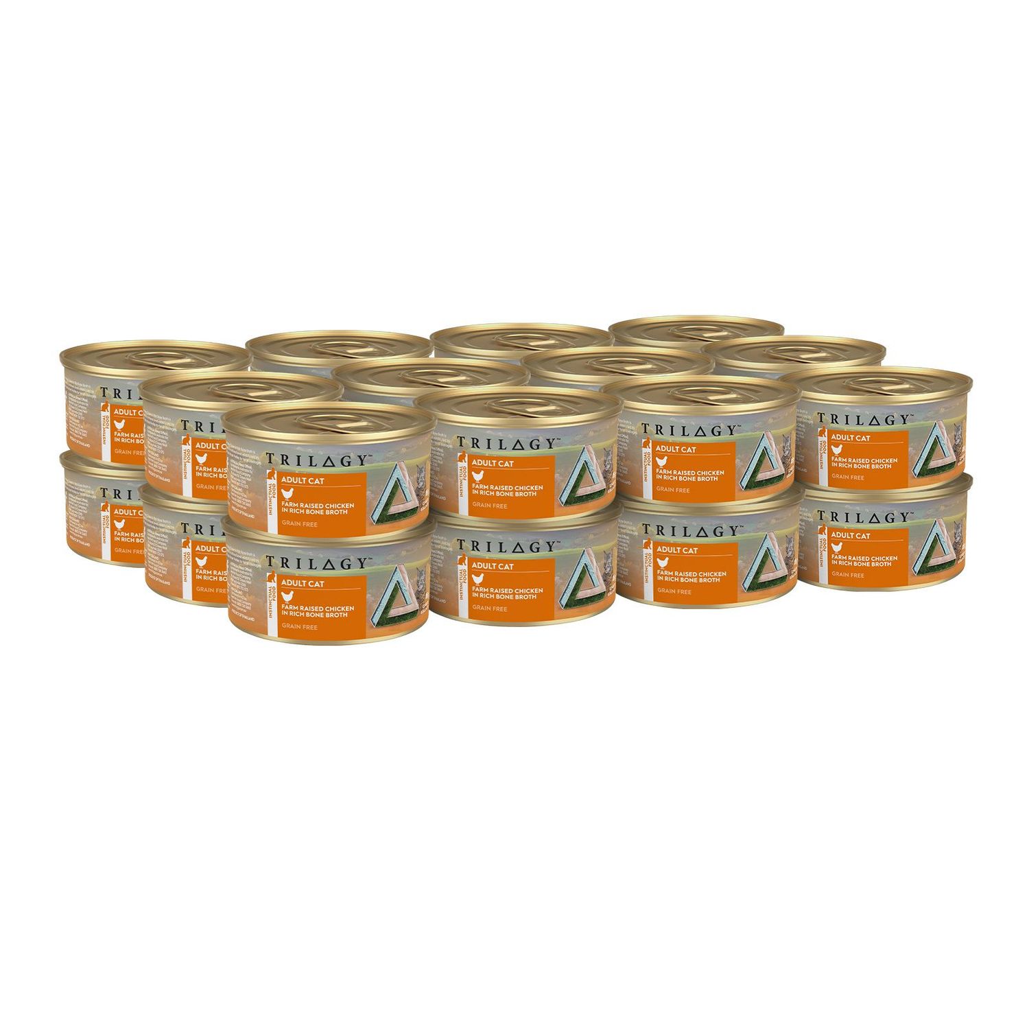 Trilogy Chicken In Rich Bone Broth Grain Free Adult Wet Cat Food  -  85 grams x 24