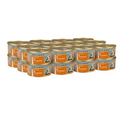 Trilogy Chicken In Rich Bone Broth Grain Free Adult Wet Cat Food  -  85 grams x 24