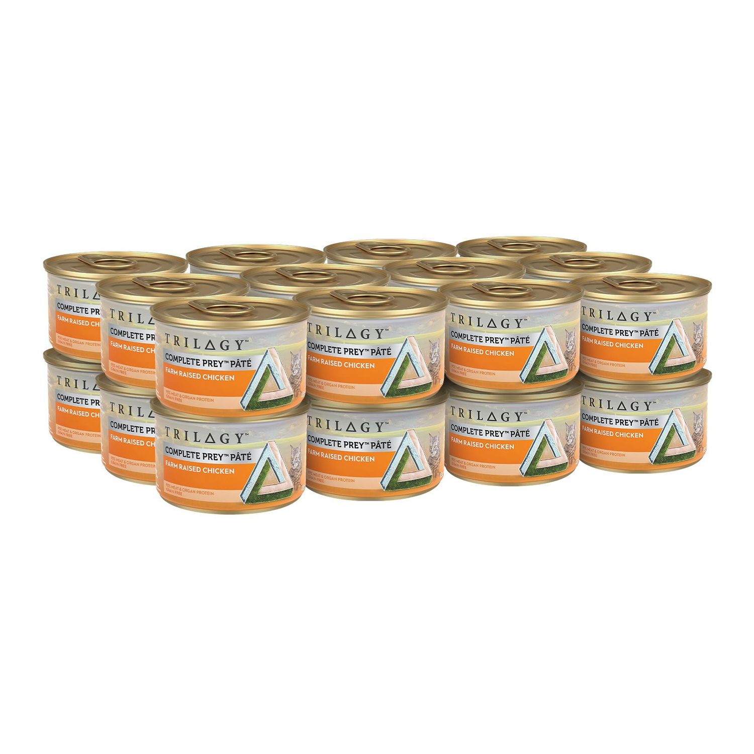Trilogy Complete Prey Pate Farm Raised Chicken Grain Free All Life Stages Wet Cat Food  -  85 grams x 24