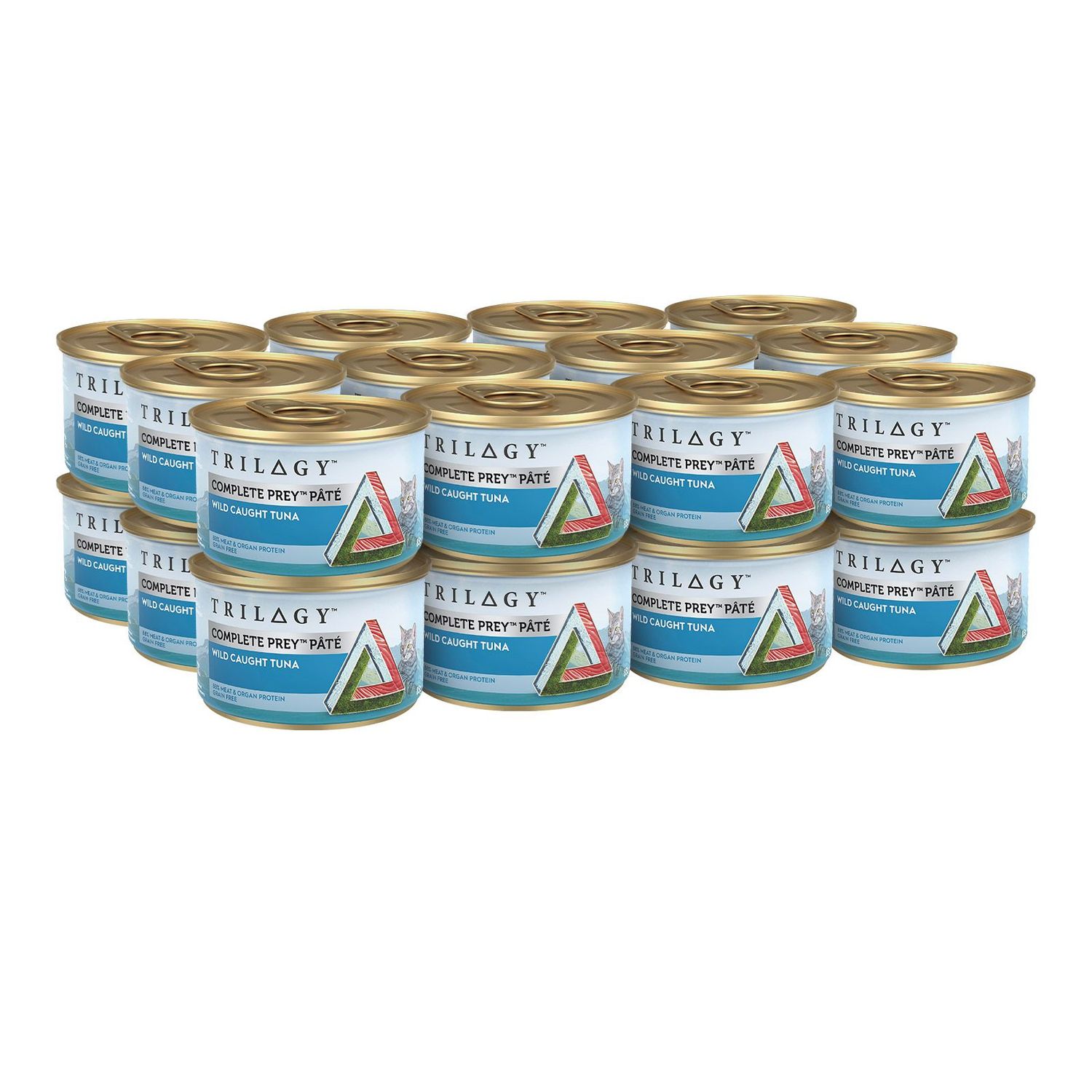 Trilogy Complete Prey Pate Wild Caught Tuna Grain Free All Life Stages Wet Cat Food  -  85 grams x 24