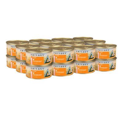 Trilogy Foundation Farm Raised Chicken In Rich Bone Broth Grain Free Kitten Wet Cat Food  -  85 grams x 24