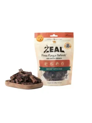 Zeal Air Dried Beef Sticks - 125 grams Zeal Air Dried Beef Sticks - 125 grams