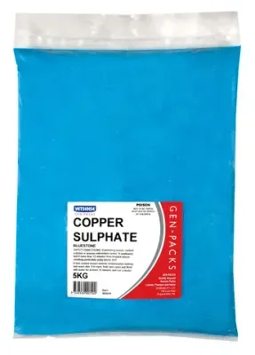 Vetsense Gen Packs Copper Sulphate  -  5 kg