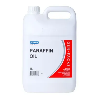 Vetsense Gen Packs Paraffin Oil  - 5 litres Vetsense Gen Packs Paraffin Oil  - 5 litres