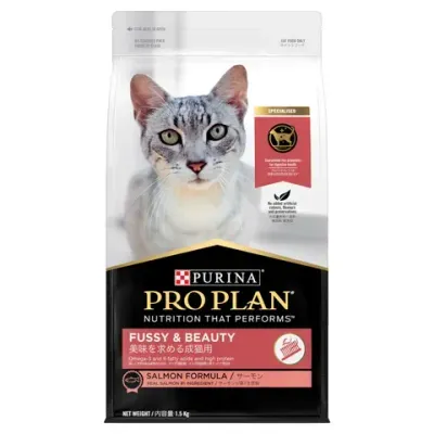 Pro Plan Adult Fussy And Beauty Dry Cat Food  -  1.5 kg