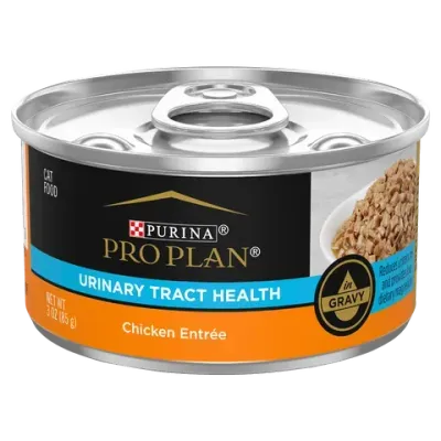 Pro Plan Urinary Tract Health Chicken Entrée In Gravy Wet Cat Food  -  85 grams x 24