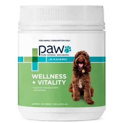 PAW By Blackmores Wellness And Vitality Multi Vitamin For Dogs  - 300 grams PAW By Blackmores Wellness And Vitality Multi Vitamin For Dogs  - 300 grams