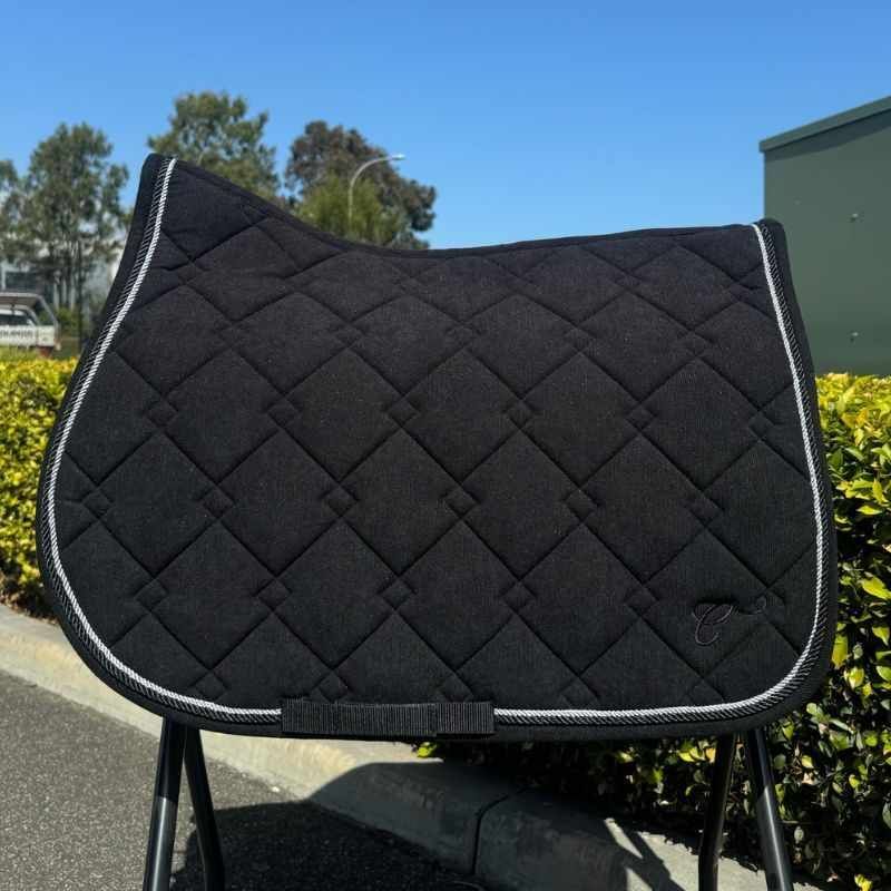 Cavalier Corduroy All-Purpose Saddle Pad Navy -  Pony