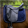 Cavalier Corduroy Dressage Saddle Pad Black -  Cob