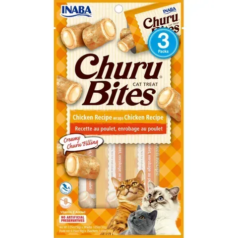NABA Churu Bites Chicken Recipe wraps Chicken Recipe  -  30 grams (10 grams X Tubes)