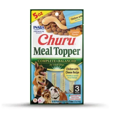 INABA Churu Meal Topper Chicken Recipe - 144 grams (48 grams x 3 Tubes) INABA Churu Meal Topper Chicken Recipe - 144 grams (48 grams x 3 Tubes)