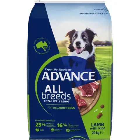 ADVANCE Dog All Breed Lamb with Rice  -  20 kg