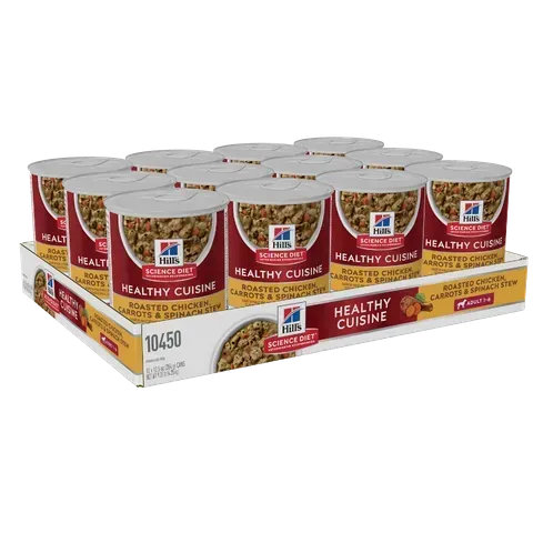 Hills Science Diet Canine Adult Healthy Cuisine Chicken & Carrot Stew - 12 x 354 grams