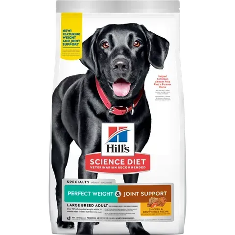 Hills Science Diet Perfect Weight and Joint Support Large Breed Adult Dry Dog Food - 11.3 kg