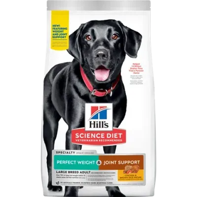 Hills Science Diet Perfect Weight and Joint Support Large Breed Adult Dry Dog Food - 11.3 kg