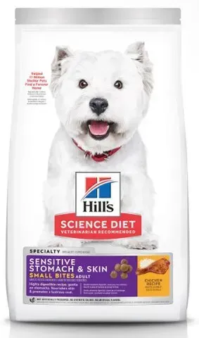 Science Diet Sensitive Skin & Stomach Adult Small Bites Dry Dog Food - 6.8 kg
