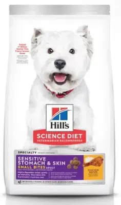 Science Diet Sensitive Skin & Stomach Adult Small Bites Dry Dog Food - 6.8 kg Science Diet Sensitive Skin & Stomach Adult Small Bites Dry Dog Food - 6.8 kg