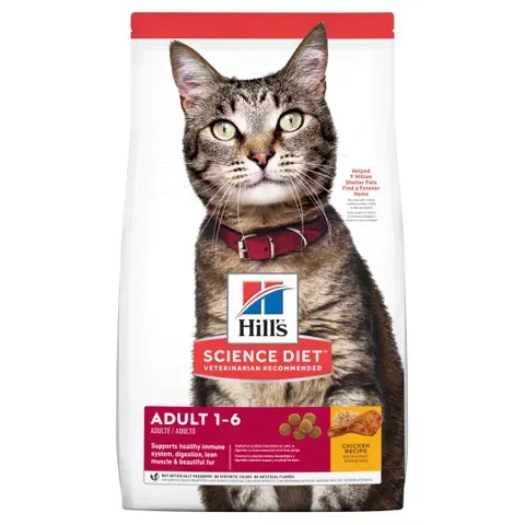 Hills Science Diet Chicken Recipe Adult Dry Cat Food  - 10 kg