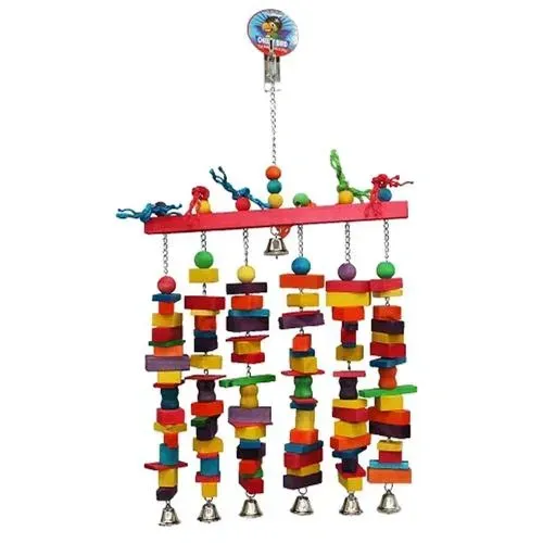 Cheeky Bird 6 Stack with Bells - Jumbo