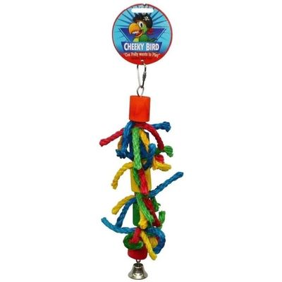 Cheeky Bird Cylinder & Rope With Bell Cheeky Bird Cylinder & Rope With Bell
