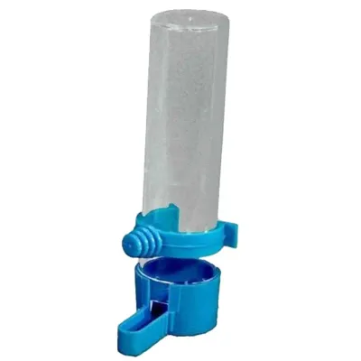 Cheeky Bird Senior Tube Feeder & Drinker Pet Cage Attachment 2 in 1 Food Water