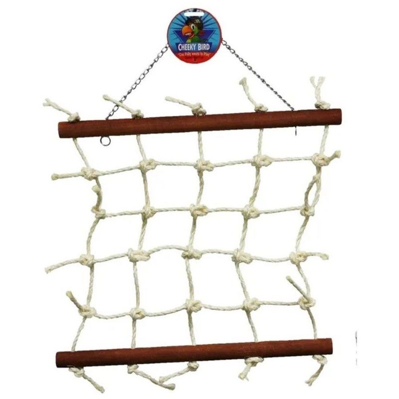 Cheeky Bird Natural Rope Lattice - Large